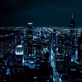 City lights Ultra HD wallpaper