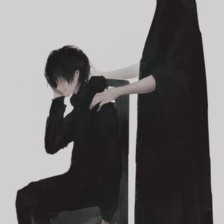 Boy depression anime wallpaper