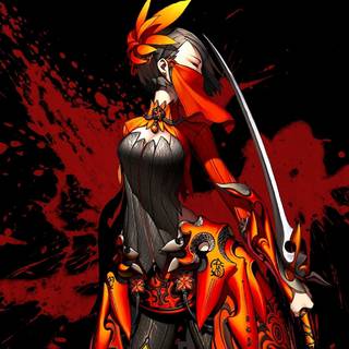 Anime horror PC wallpaper