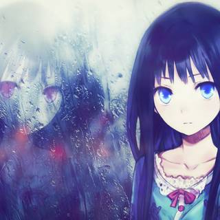Girl anime PC wallpaper
