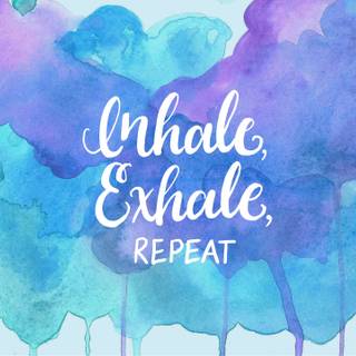 Watercolor quote wallpaper