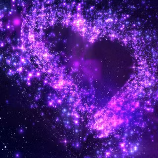 Purple lightning moon wallpaper