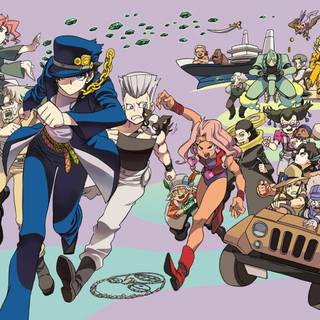 JJBA computer wallpaper