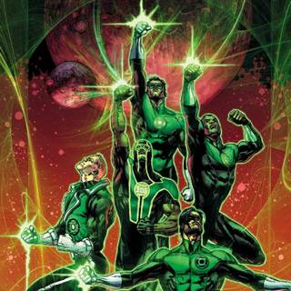 Green Lantern amoled wallpaper