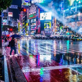 Light rain wallpaper