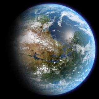 Planet close-up 4k wallpaper