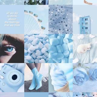 Blue pastel wallpaper