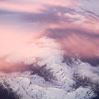 Pink clouds wallpaper