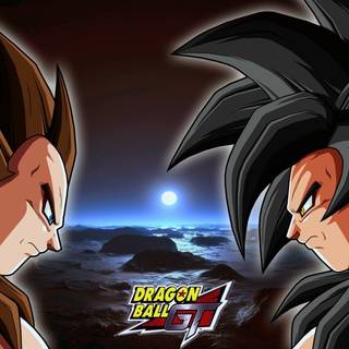 Anime War Goku and Vegeta wallpaper
