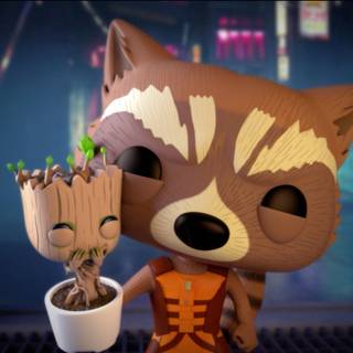 Groot amoled wallpaper