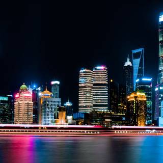Shanghai City China 4K HD wallpaper