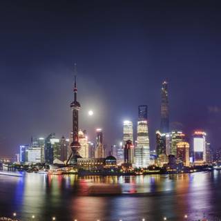 Shanghai City China 4K HD wallpaper