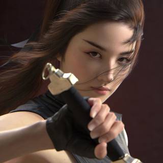 Mulan as Warrior poster wallpaper