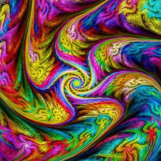 4k swirl art wallpaper