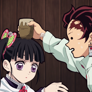 Kanao and Tanjiro wallpaper