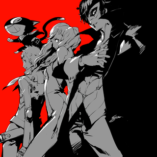 Persona 5 minimalist wallpaper
