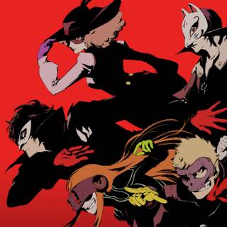 Persona 5 minimalist wallpaper