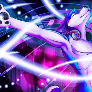 Protogen desktop wallpaper