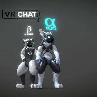 Protogen desktop wallpaper