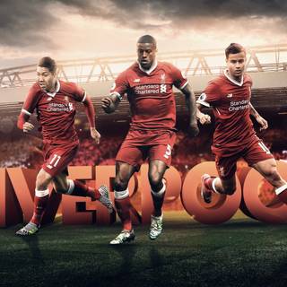 Liverpool desktop Salah Mane Firmino wallpaper