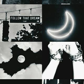Black and white aesthetic design wallpaper