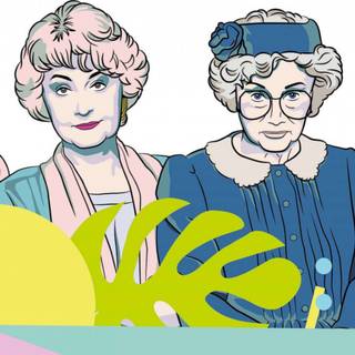 Golden girl wallpaper