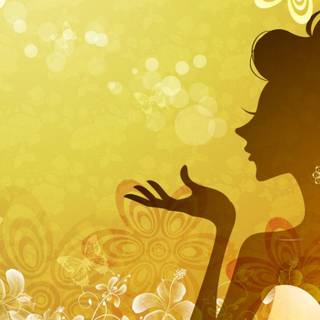 Golden girl wallpaper