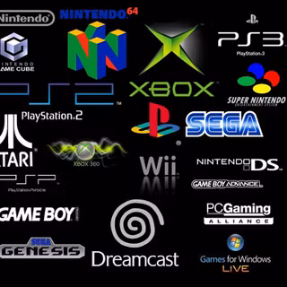 Gaming logos wallpaper