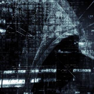 Hacker style wallpaper