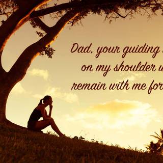 Father sad wallpaper