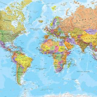 Australia map wallpaper