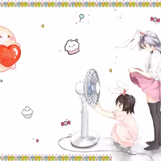 Molang summer wallpaper