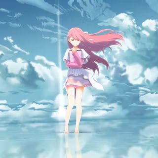 Aesthetic pastel anime wallpaper