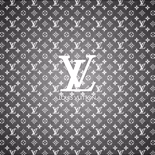 Black Louis Vuitton desktop wallpaper
