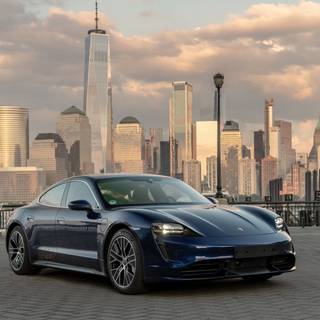 Porsche Taycan Turbo S 2020 wallpaper