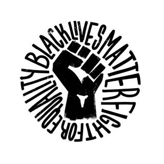 Black lives matter symbol wallpaper