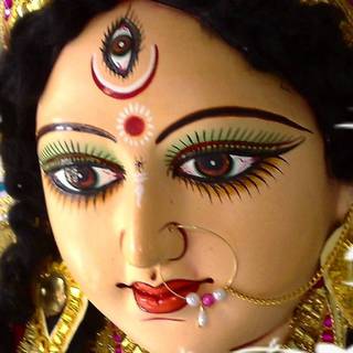 Durga face wallpaper