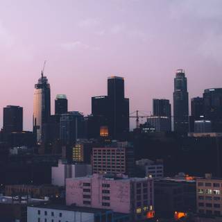 Aesthetic city PC wallpaper