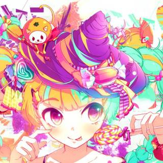 Kawaii anime PC wallpaper