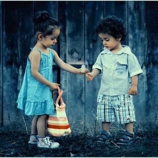 Brother sister wallpaper