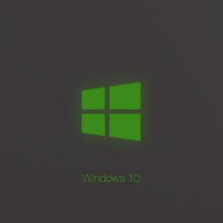 Windows 10 green wallpaper