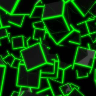 Black and neon green phone wallpaper