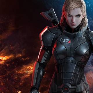 Mass Effect Shepard women wallpaper