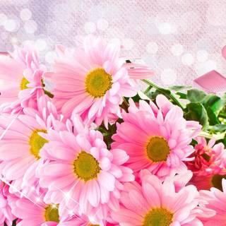 Flowers and butterfly wallpaper