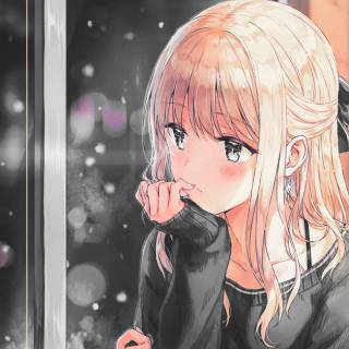 Anime cute blonde wallpaper