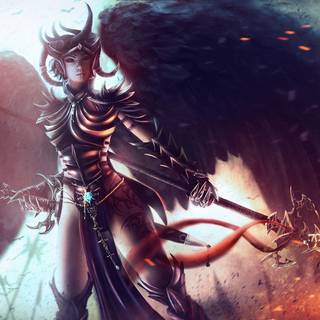 Dragon Girls wallpaper