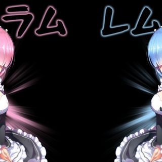 Ps3 anime Ram and Rem wallpaper
