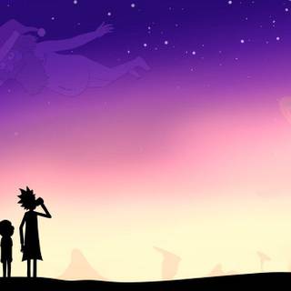 Aesthetic Ps4 Rick and Morty wallpaper