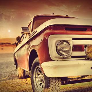 Car retro wallpaper