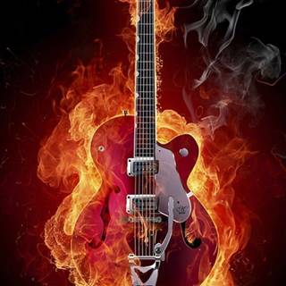 Cool HD guitar Android wallpaper